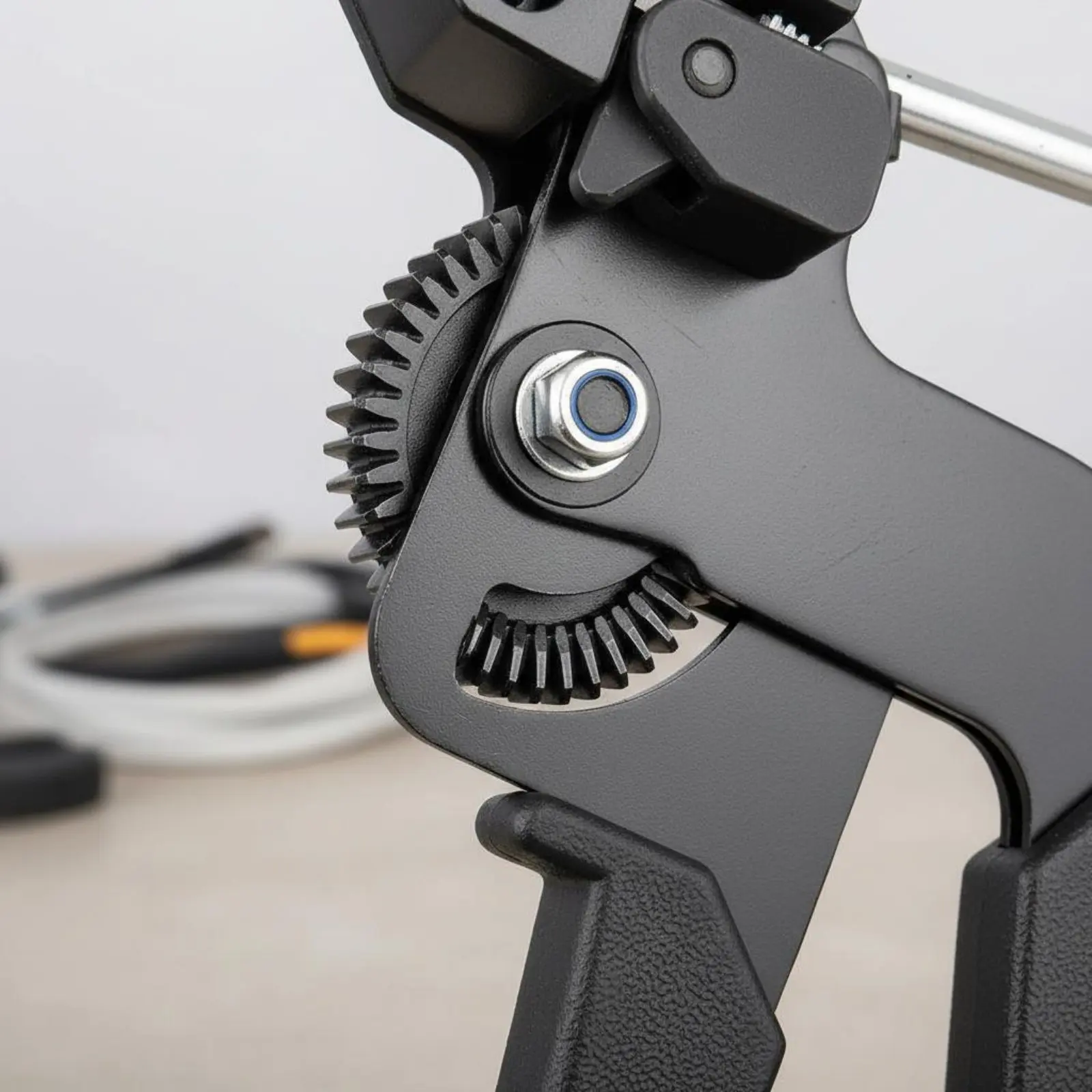 Stainless Steel Cable Tie Plier Long-Lasting Metal Body Cable Tie Tensioning Tool Strap Tensioner Plier Single-Hand