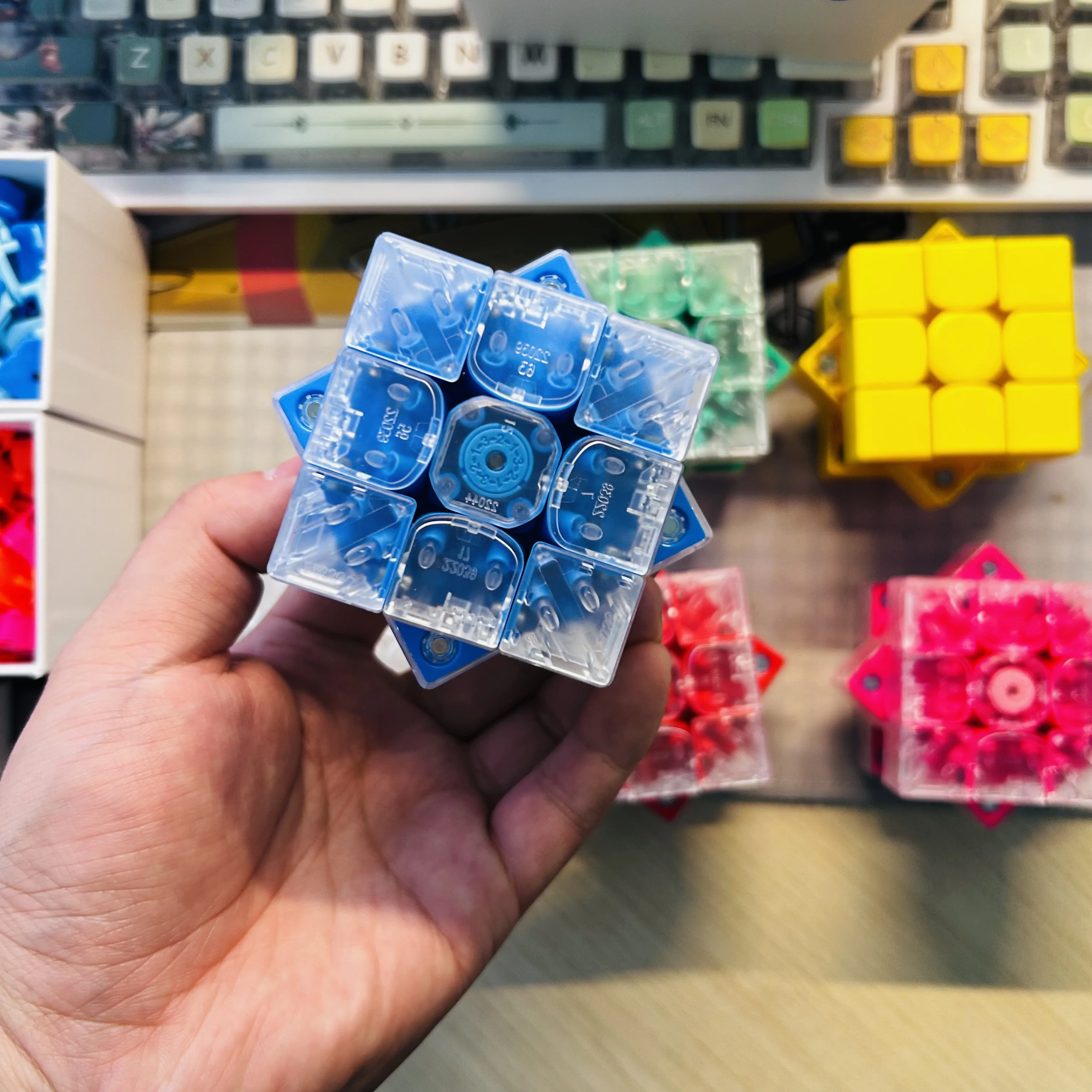 Diy gan 356 me 3x3 cubo magnético cubo de velocidade mágica stickerless profissional brinquedos fidget gan 356me cubo mágico quebra-cabeça crianças brinquedos