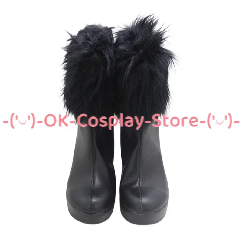 [Customized] Game Girls Frontline Project Neural Cloud Florence Cosplay Shoes Anime Roleplay Prop Carnival Party PU Leather Boot