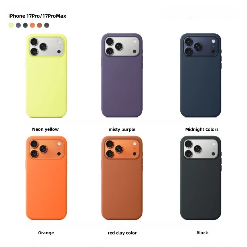 Funda Magnética de Silicona Líquida Oficial de Anime para iPhone 17/Pro/Pro Max, Funda Protectora con Carga Inalámbrica AI Touch