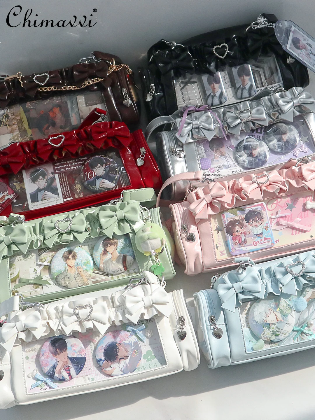 

Original Pain Bag Japanese Style Small Capacity Lolita Crossbody Bag Sweet Cute Girl Student Versatile Kawaii Shoulder Bag