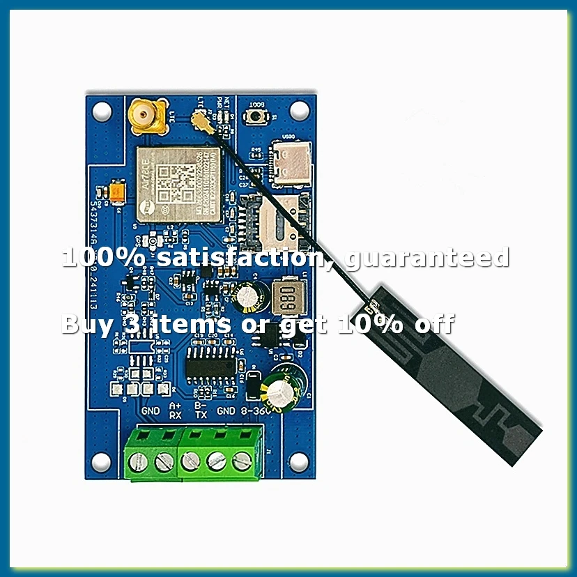Air780E 4G to RS232 Module 4G to RS232 Data Transmission Module Supports AT Firmware and LUATOS Development-DT30