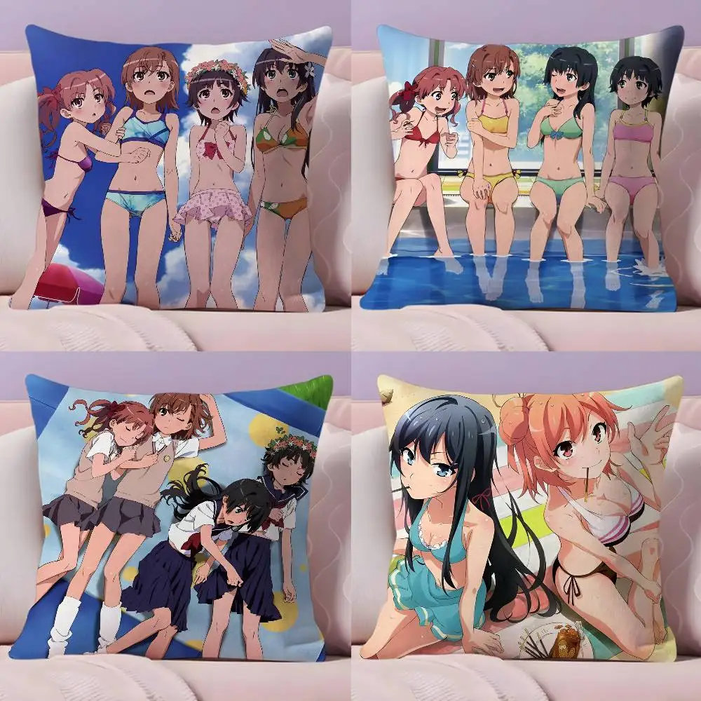

Anime A Certain Scientific Railgun Pillow Case Pillowcase Ultra Soft Skin Friendly Fabric Cloud Like Comfort & Concealed Zipper