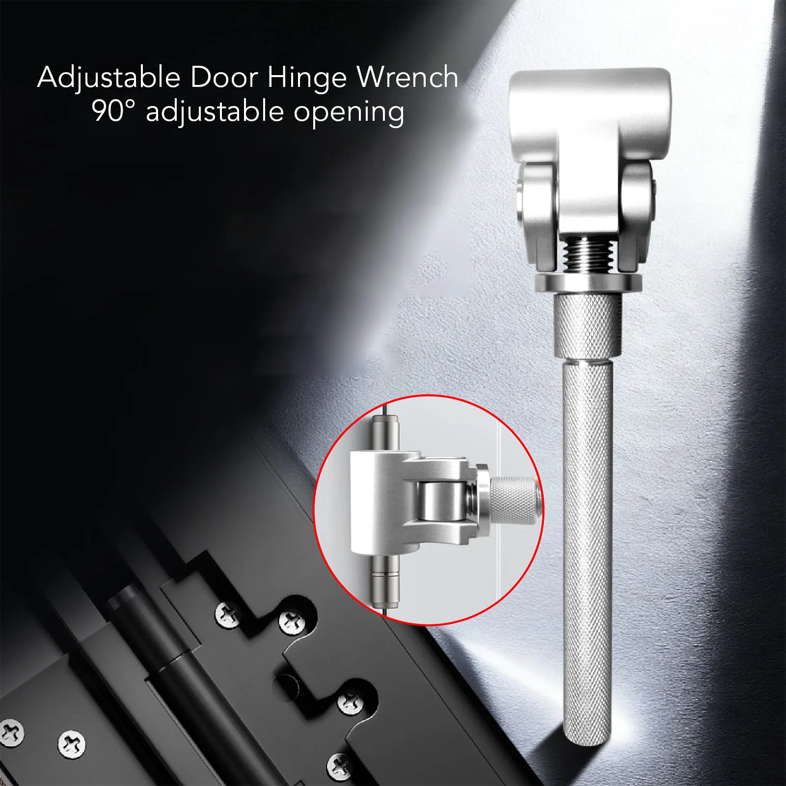 Door Hinge Adjustment Tool Adjustable Door Hinge Wrench Door Hinge Repair Tool Stainless Steel Hinge Adjustment Wrench