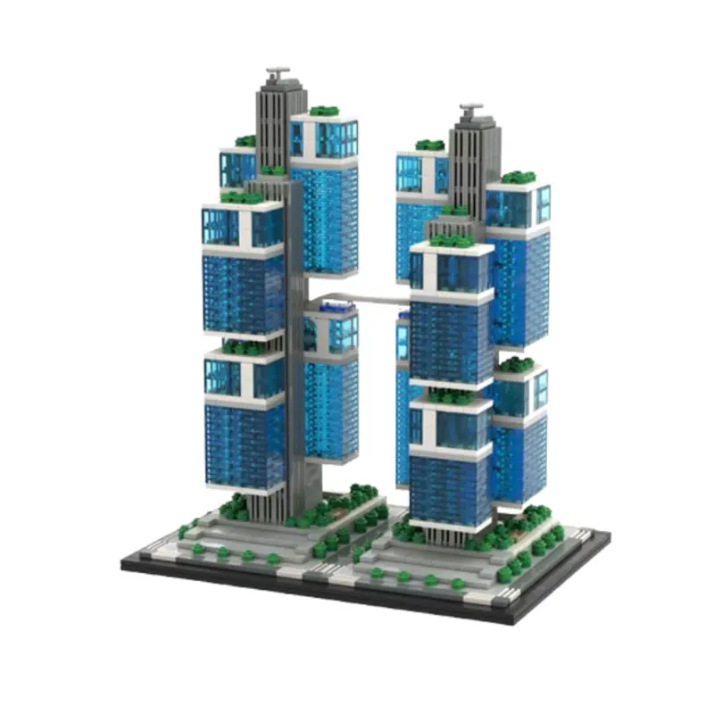 

MOC2749pcs Creative City Building DIY Small Particle Assembly Block Educational Toy Model Gift Set Ornament