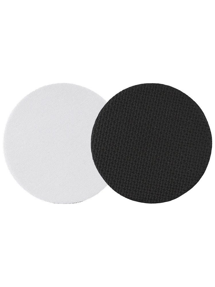 Stylish Neoprene Coasters  10 Pcs Sublimation Cup Mat Blanks with Round  Square  Heart Shape  Protect Your Furniture with Class