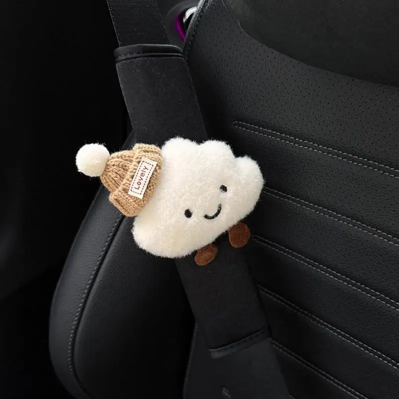 Car Seat Strap Pads | Cute Cloud Car Seat Shoulder Pads | Soft Seat Belt Pad Car Safety Seatbelt Strap Shoulder Pad for Adults