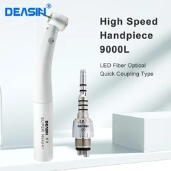 Dental 6 Hole Fiber Optic LED High Speed Air Turbine Handpiec Handpiece Compatible for KaVo Quick Coupling Super Powerful Tool