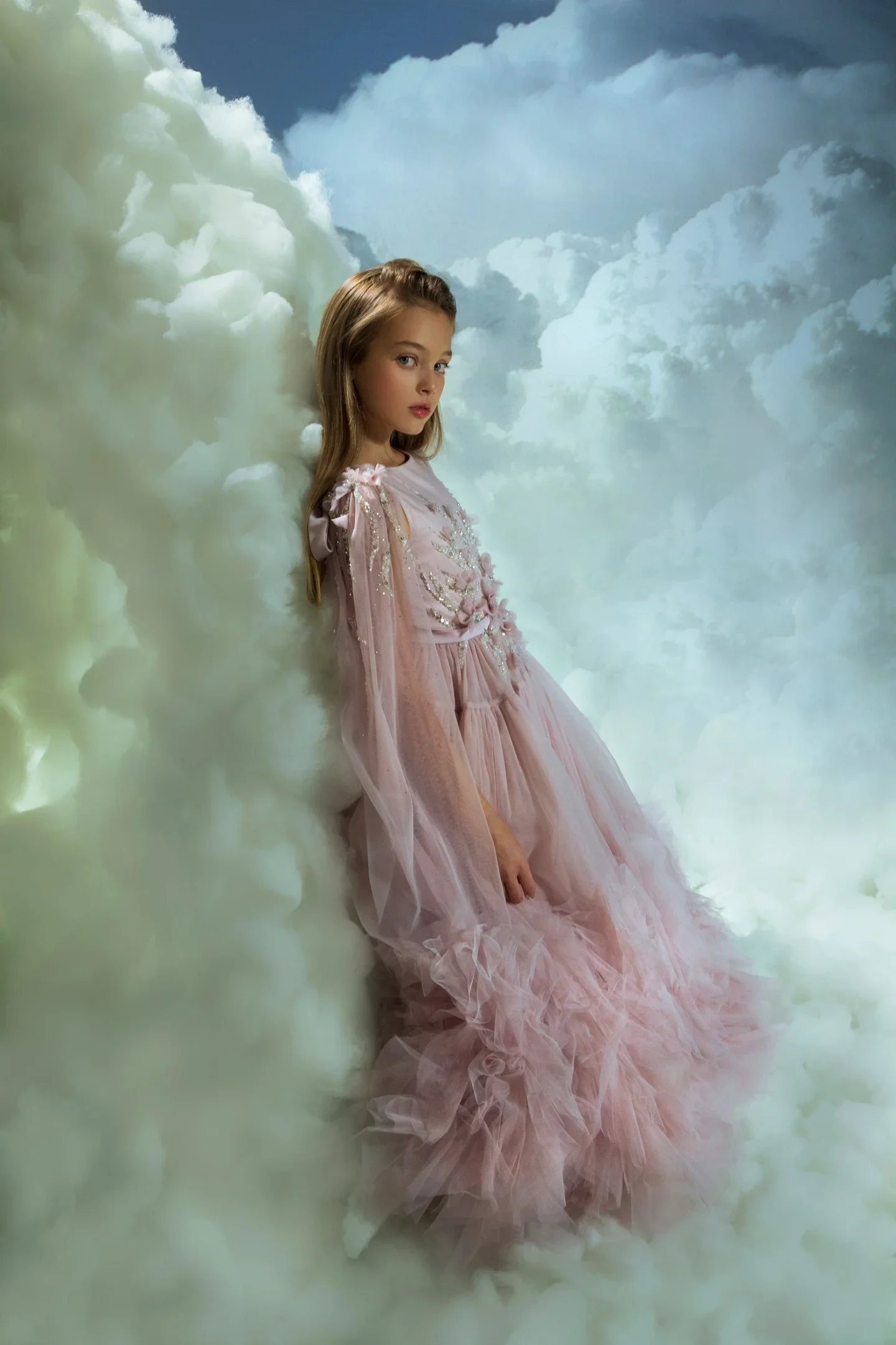 robe-de-demoiselle-d'honneur-personnalisee-avec-cape-robe-de-soiree-de-mariage-robe-de-bal-a-volants-pour-anniversaire-et-concours-de-beaute-pour-filles
