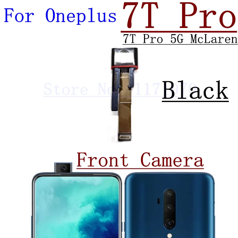 Rear Back Camera For Oneplus 7 Pro 7T Pro Assembly Module Small Facing Front Lift Camera With Shell Flex Cable Ribbon Spare Part