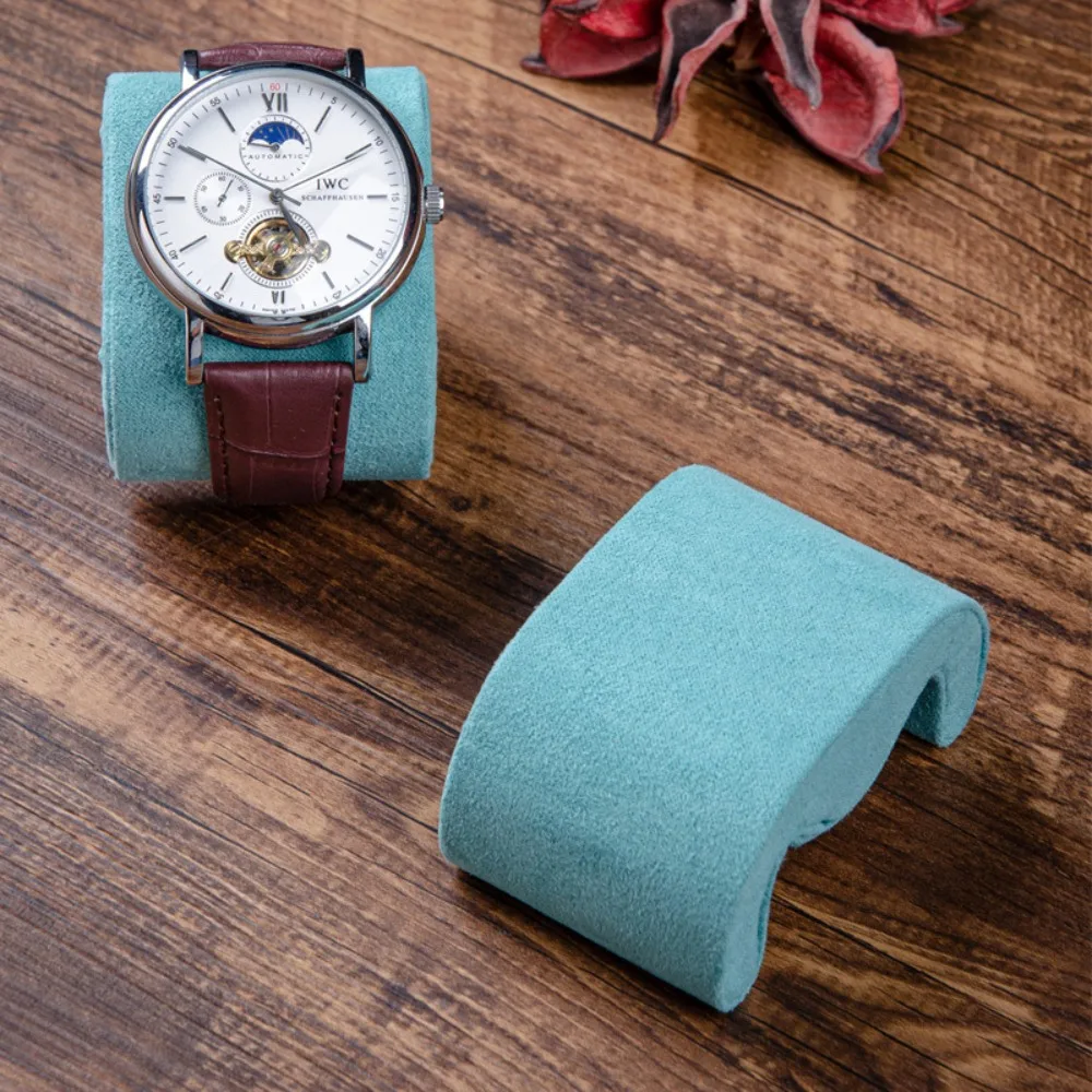 

Soft Suede Velvet Watches Storage Pillow Fixed Multi Functional Wristwatch Cushion Display Fixed Pillows Watch