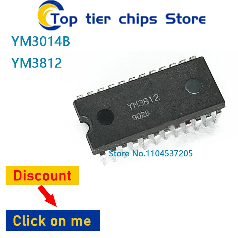

10PCS~5PCS/LOT YM3014B YM3812 DIP8 100% NEW