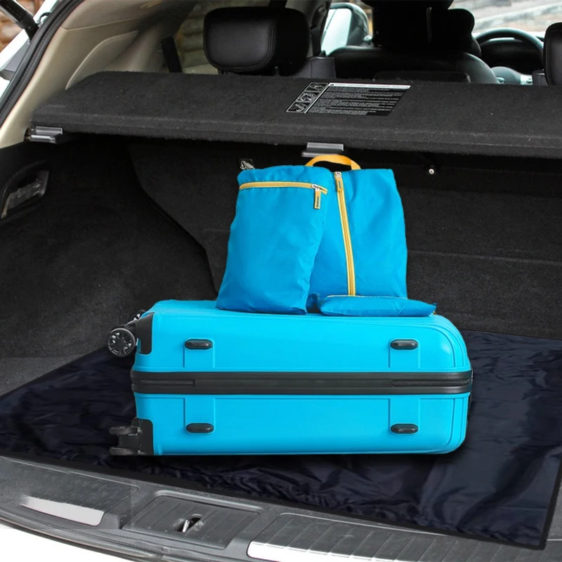 70x120cm Universal Car Trunk Mat Automotive Trunk Waterproof Cloth Dustproof Foldable Protection Pad Car Tail Trunk Accessories