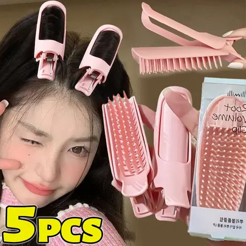 여성용 푹신한 머리핀 컬링 앞머리 클립, 헤어 루트 볼륨 헤어 클립, 컬링 고정 모양 클립, 볼륨 헤어 롤러, 패션