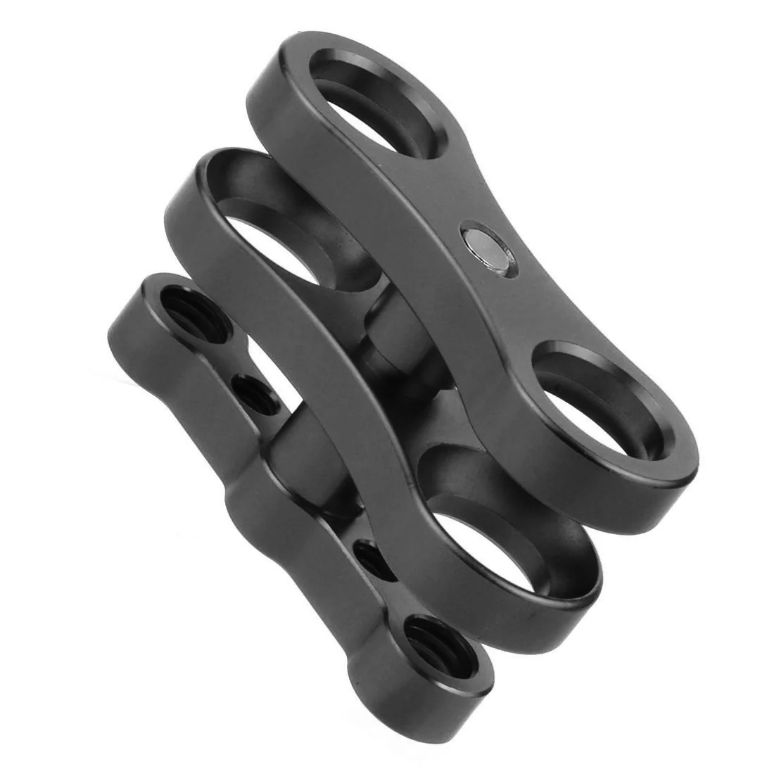Einstellbare Dual Griff Tablett Stabilisator Halterung für GoPro Canon Sony Fuji SLR Kamera Unterwasser Tauchen Gehäuse Halter Licht Stehen – Detail 21