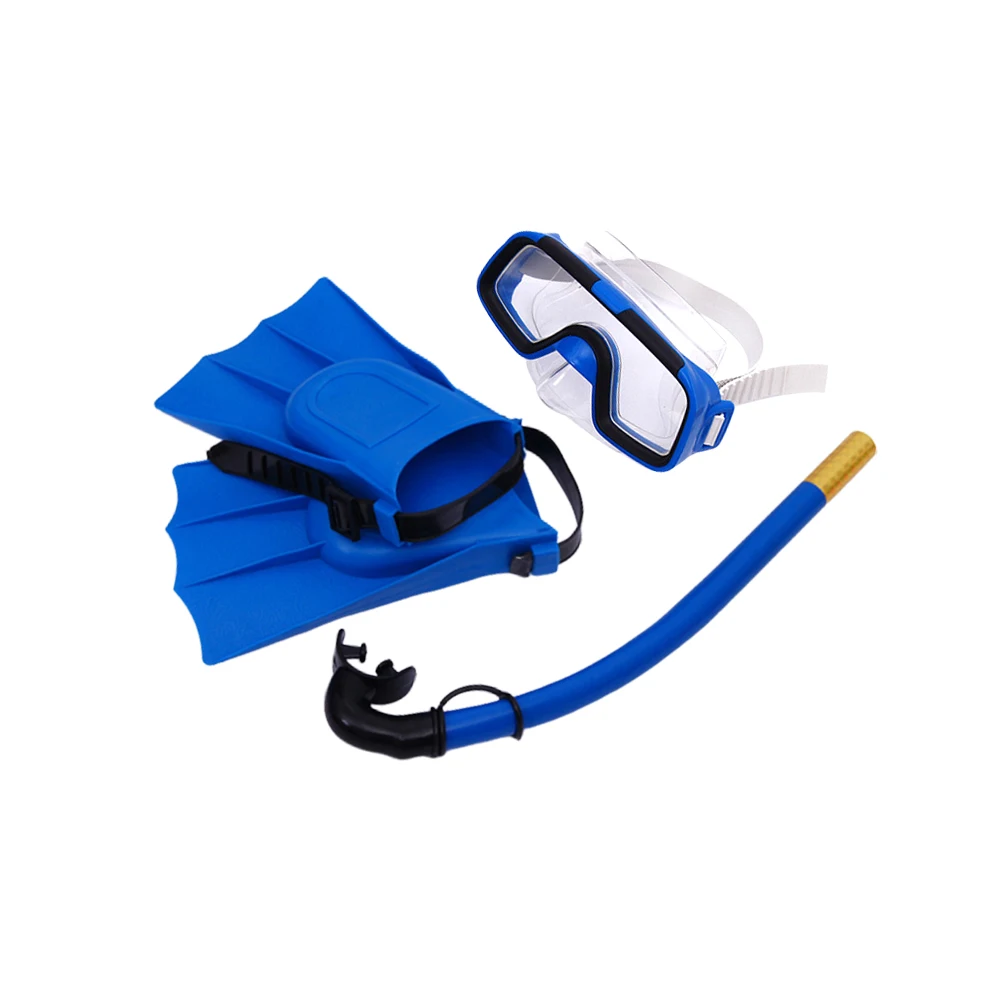 

Snorkeling Set Diving Goggles Breathing Tube Child Fins Non Sole Flexibility Wear Resistance Materials