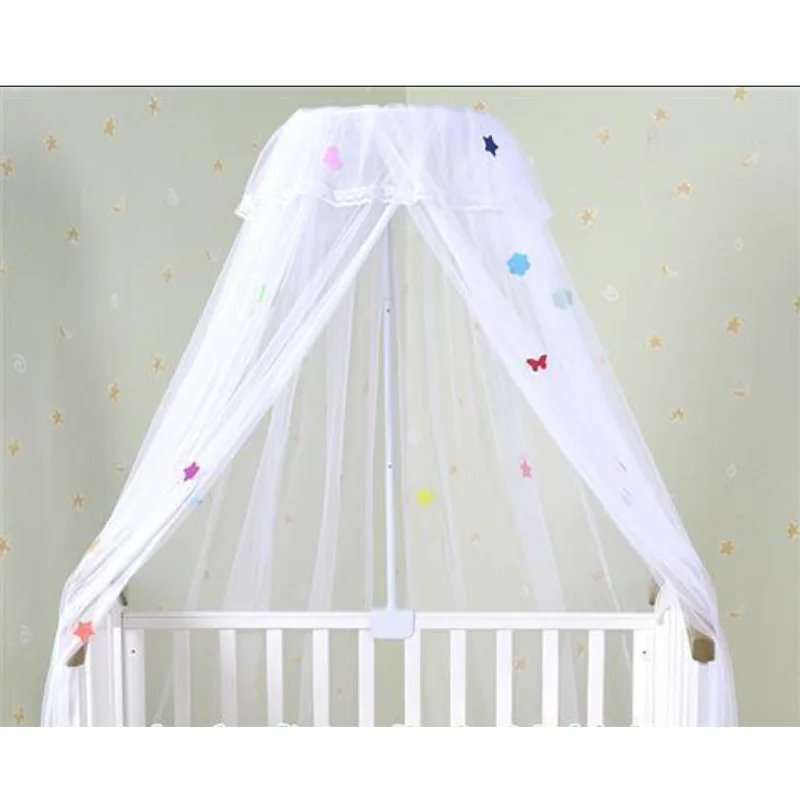 Modern Princess Style Crib Mosquito Net Dome Hanging Four Season Decor Tent Encrypt Mesh Summer Anti-mosquito Child Mosquito Net