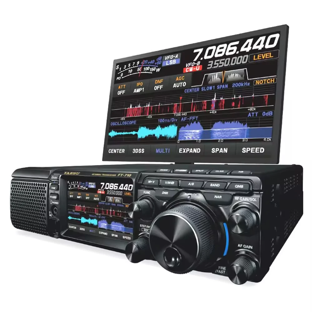 

Yaesu FT-710 Two Way Digital Car Radio 100W HF Compact Walkie Talkie DMR Radio Station Amateur Transceiver Mobile Base Radio