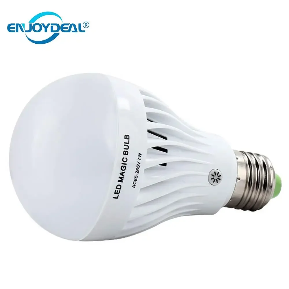 5W/7W/8W LED E27 Rechargeable Emergency Bulb E27 Dimmable Bulb for Party Patio White Light Warm White 1800/2200mA/2600mA