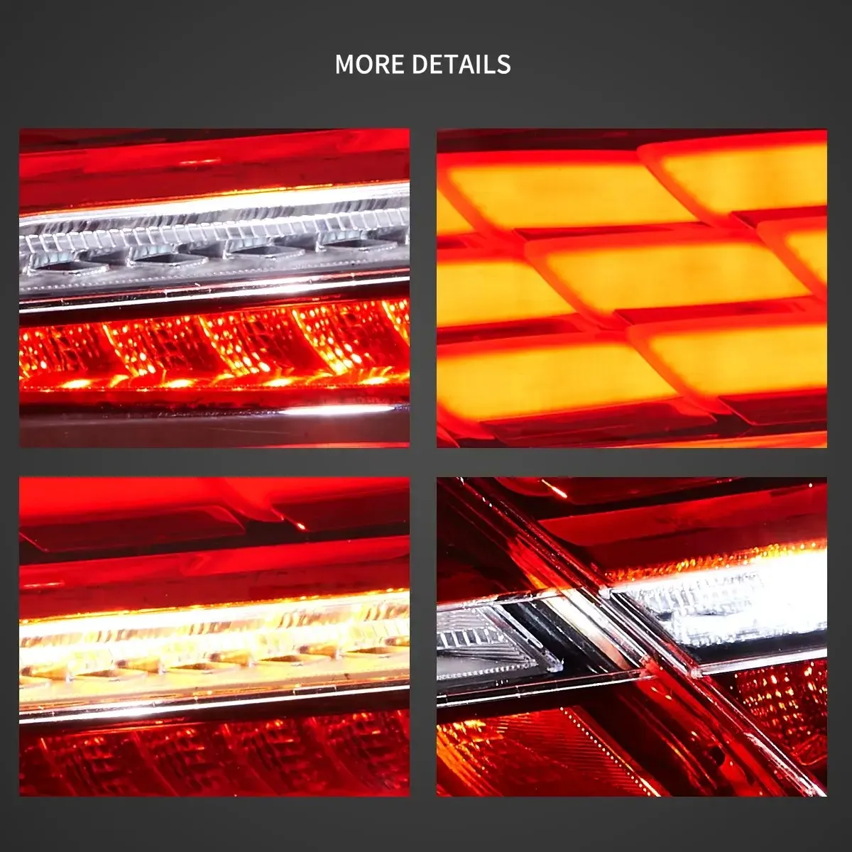 16-23 Mercedes C-Class A205 C205 Vland Full LED Tail Lights With Animation Sequential