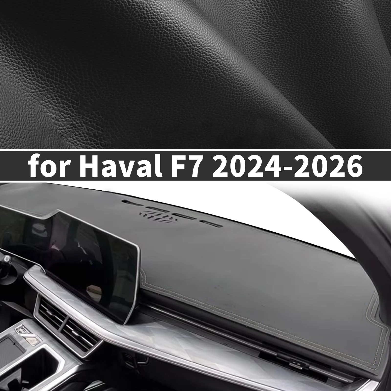 

for Haval F7 II 2024-2026 ​​Custom fit Dashboard Cover Sun Shade Dash Mat Anti‑Glare Anti‑Reflection Carpet Dash Pad Dashmat