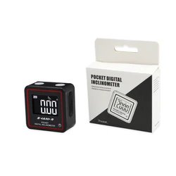 SHANHR Small Digital Level Rechargeable Protractor Inclinometer Digital Angle Finder Angle Measuring Tools