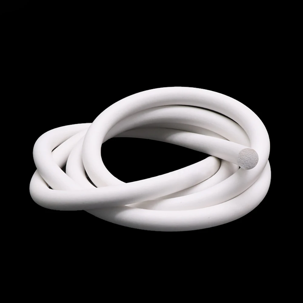Silicone rubber sponge strip White Closed Cell Circular Foam Backer Rod Seal