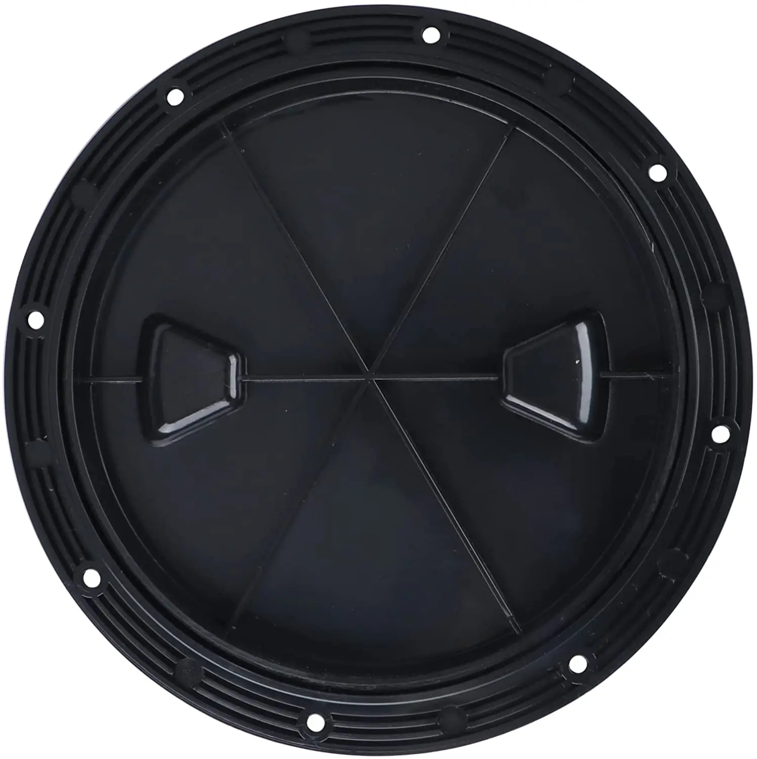 ABS Round Hatch Cover Black 4\