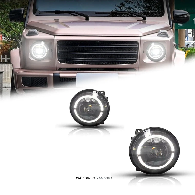 FT Car Lights For Benz G-Class W463 LED Headlights 2018-2024 LED Projetor Headlamp Daytime Running Light Automotive Accessories