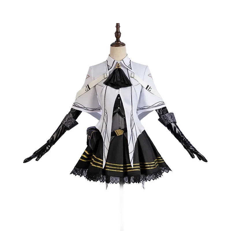 Game Arknights Virtuosa Arturia Giallo Cosplay Costume Women Girls Comic-con Party Role Play Outfit Cos Clothes Full Set Stock