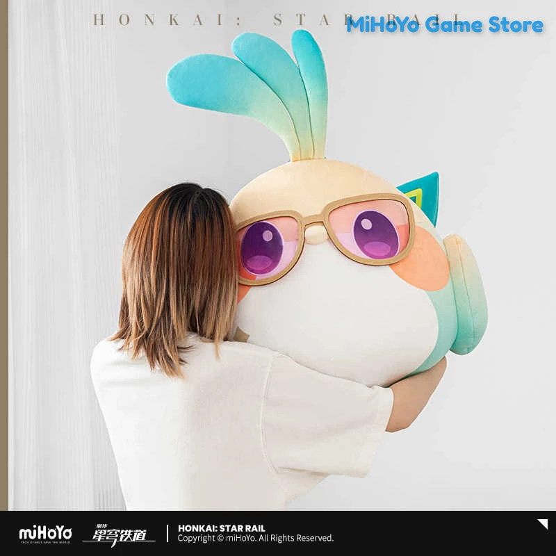 【ของแท้】Robin BirdหมอนMiHoYo Original Merch Honkai Star Rail Aventurineจี้Theme Impression Serie Key Chainคอสเพลย์