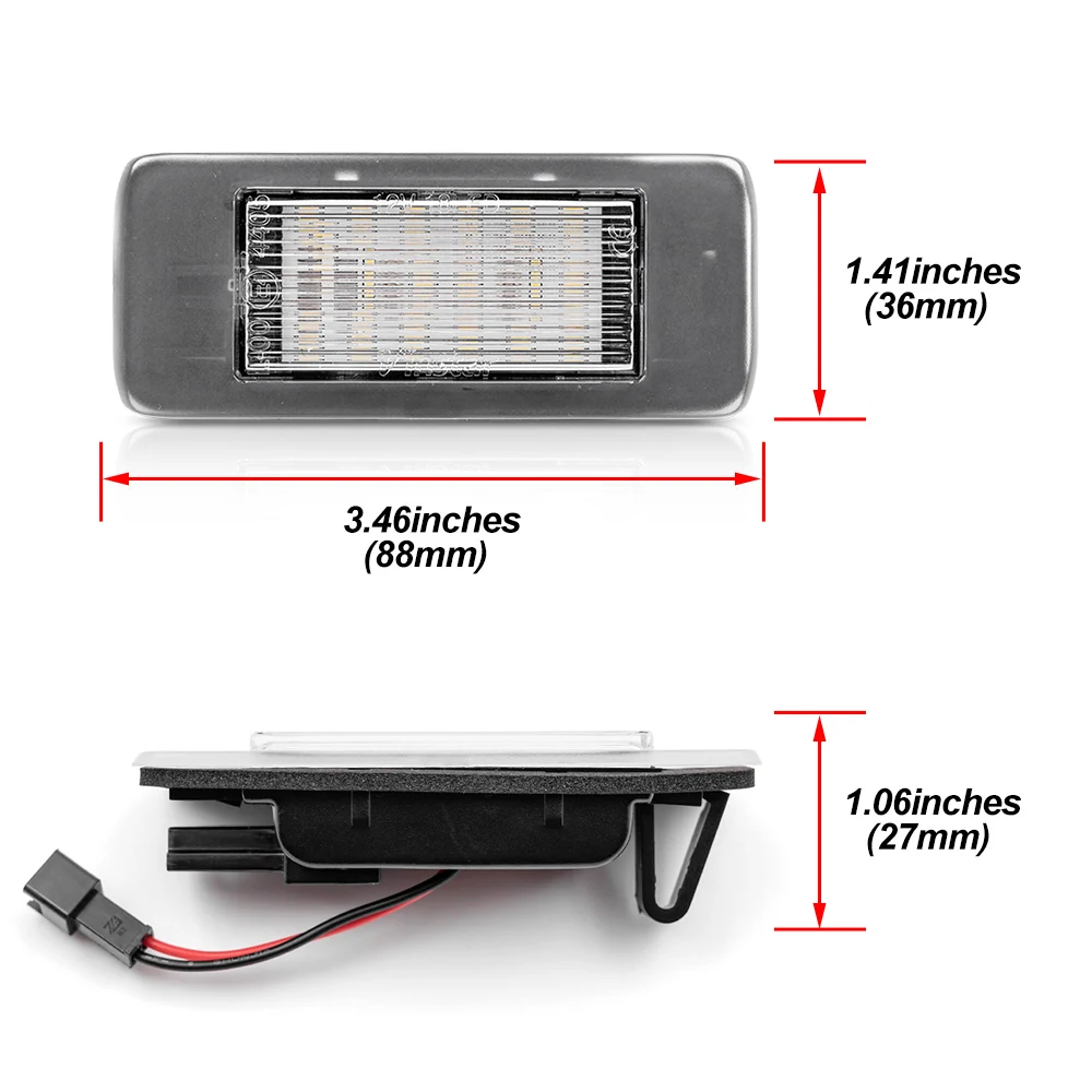 CANbus 18-SMD Led Number License Plate Light Module For Opel Vauxhall Astra J Sports Tourer Estate Zafira Tourer C 09-15