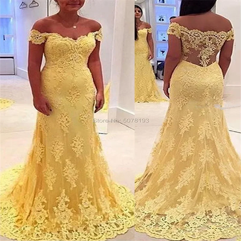 

7271 V-neck off-the-shoulder natural mermaid/trumpet long lace Evening dresses/Gowns 2019 floor-length appliques free shipping