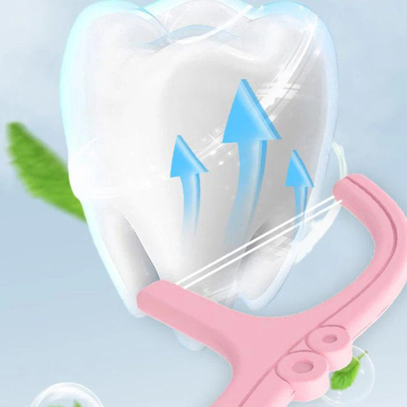 Ensemble de cure-dents en fil dentaire réutilisable, brosse interdentaire en plastique, nettoyeur de fil dentaire portable, étui de rangement, 25 pièces par boîte