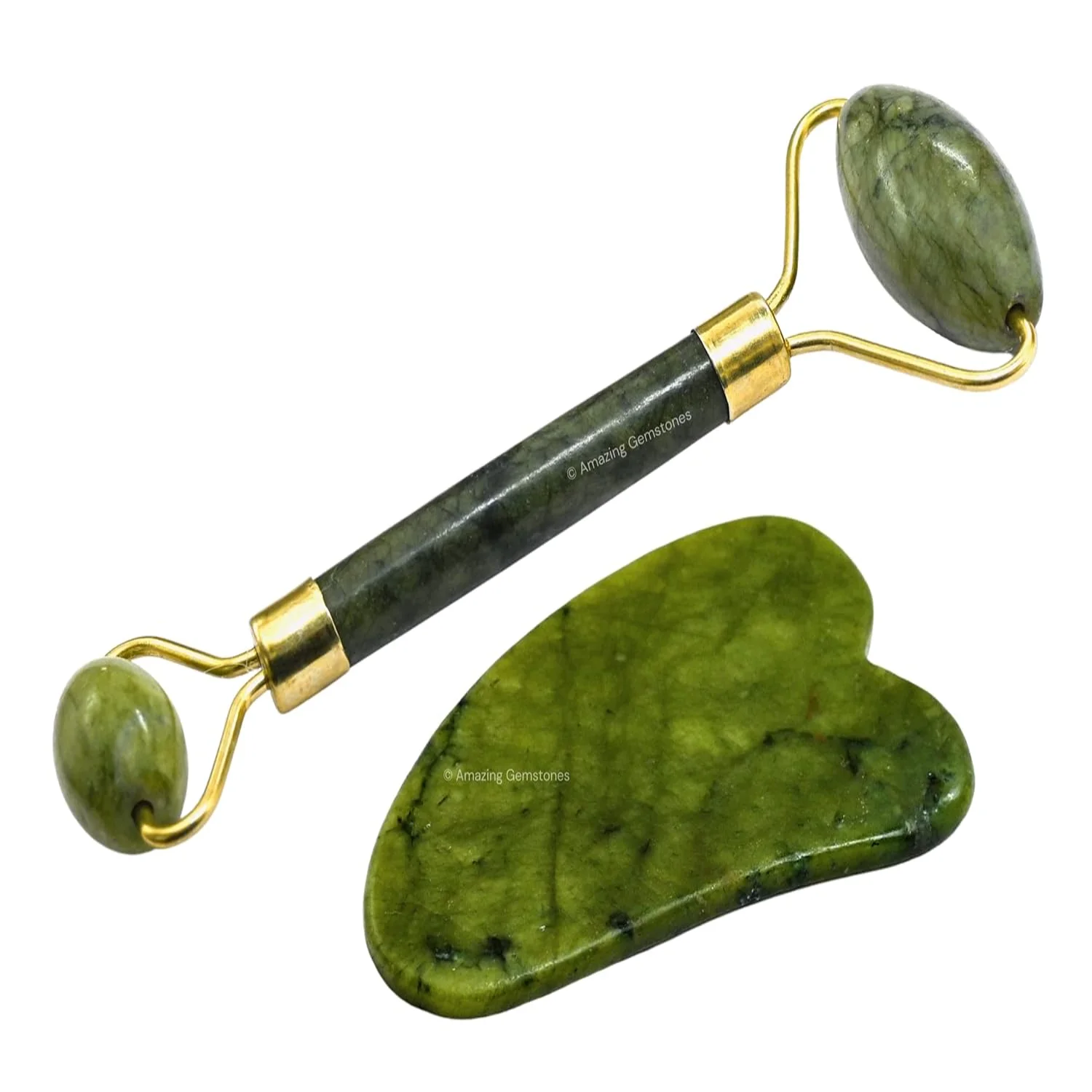 

Jade Roller for Face with Jade Gua Sha - Mothers Day Gifts Face Roller Skin Care Face Sculpting Tool - Suitable for Men Women -
