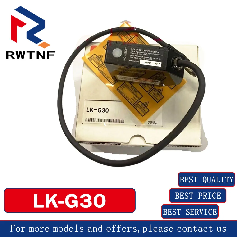 مستشعر إزاحة الليزر LK-G30 KEYENCE الأصلي الجديد 100%، مخزون المستودعات