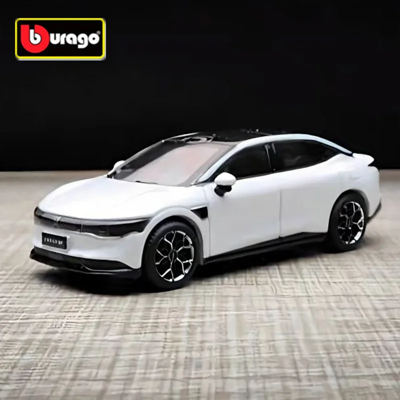 

1:64 ZEEKR 007, модель автомобиля из сплава, литая под давлением металлическая модель автомобиля новой энергии, коллекция моделирования, детская игрушка в подарок