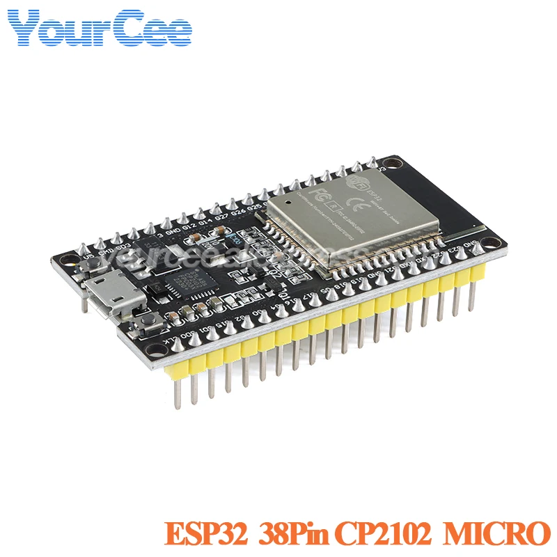 Moduł rozszerzeń bezprzewodowych ESP32 CP2102 CH9102 CH340 Ble WiFi, płytka rozwojowa 38Pin 30Pin TYPE-C USB Dual Core ESP32-DevKitC-32 — zdjęcie produktu 3