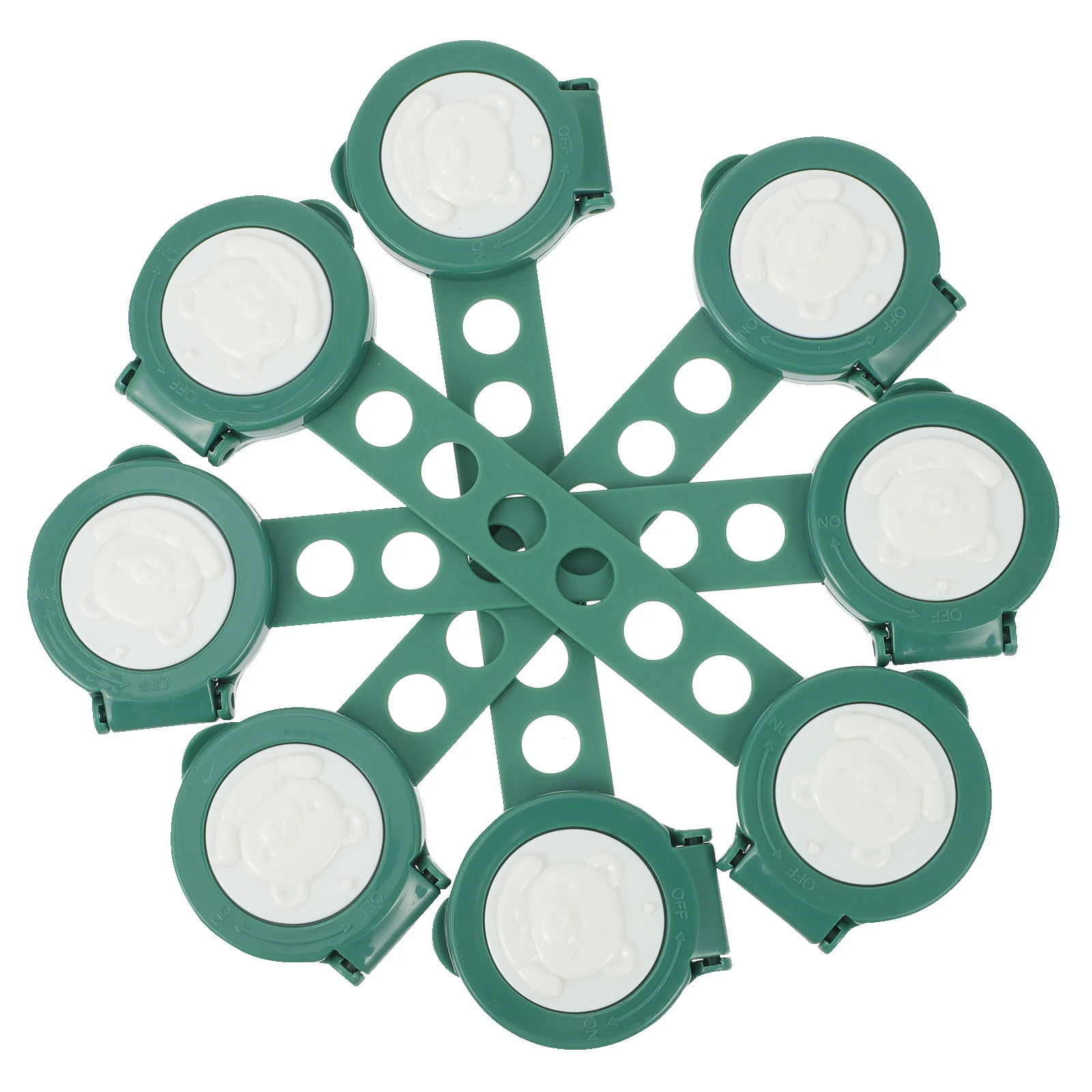 

6Pcs Child Safety Locks Abs Baby Proofing Cabinet Latches Drawers Refrigerator Furniture Protectors