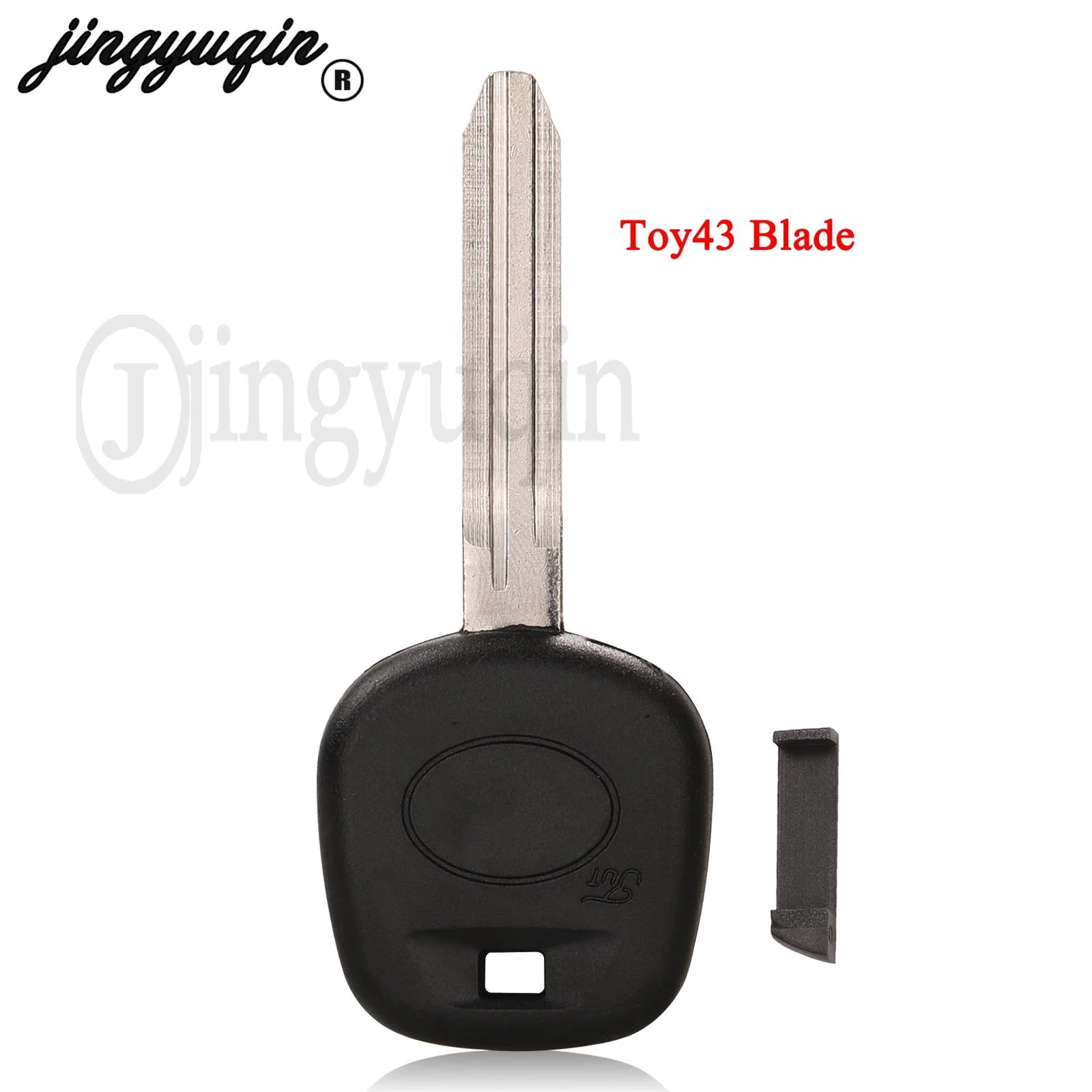 

jingyuqin Remota Car Key Shell Case For Toyota Rav4 Prado Corolla Camry fob Toy43 Blade Replacement