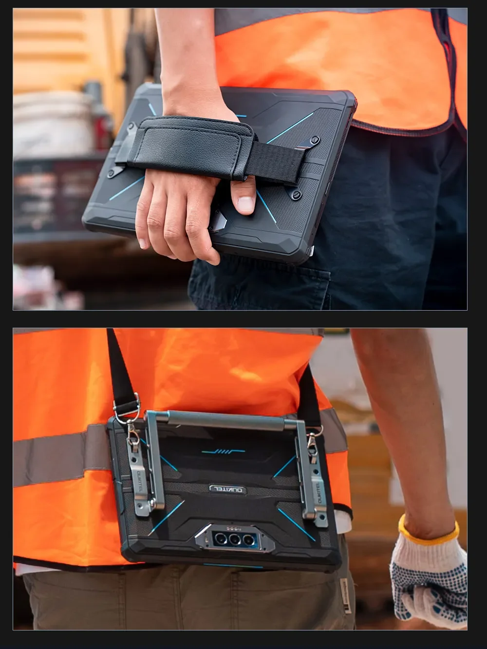 OUKITEL RT7 TITAN 4G Rugged Tablet 32000mAh Battery 24GB+256GB Dimensity 7050 Octa Core IP68/IP69K Waterproof 48MP Night Vision