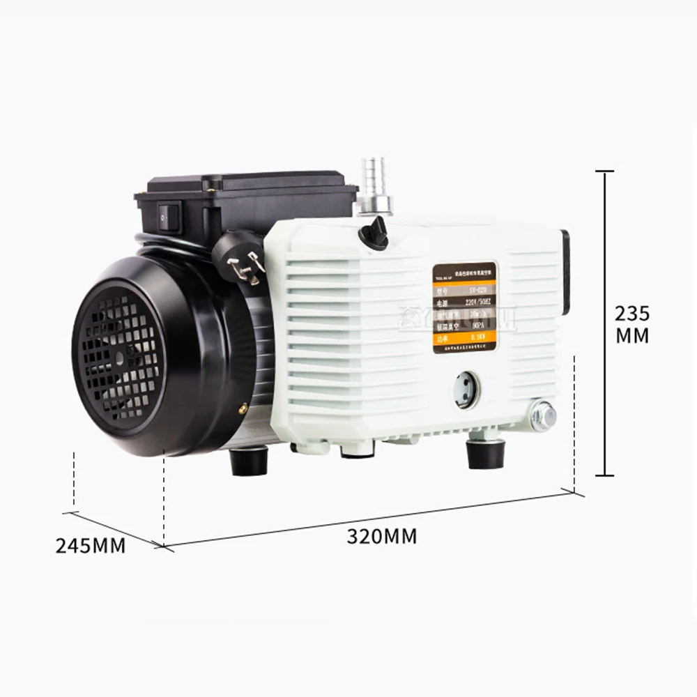 200PA Rotary Vane Vacuum Pump with High Flow Rate, Industrial Used for Vacuum Forming, Bonding, Packaging, And Screen Laminating