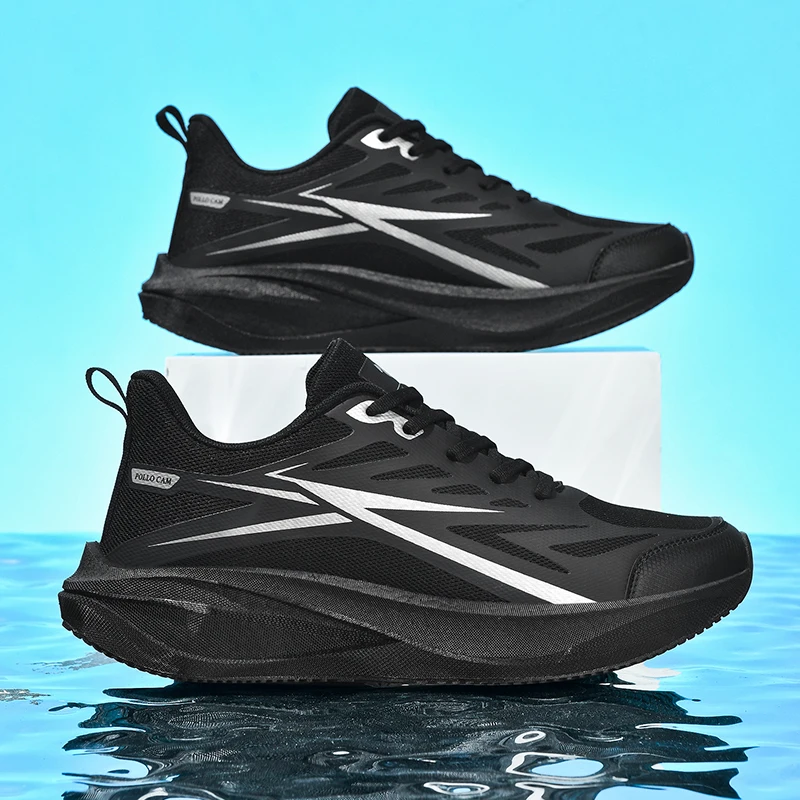 

Mens Running Shoes 2025 New Fashion Breathable Mesh Sneakers Cushioning Rebounding Youth Outdoor Fitness Training Sneakers Men