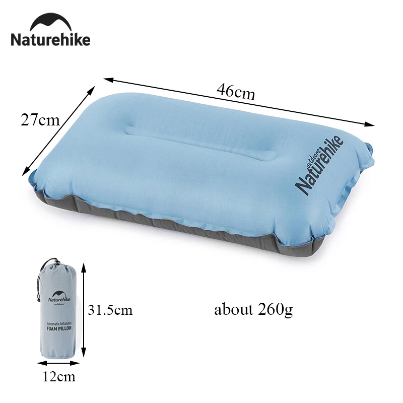 Naturehike Self Inflating Pillow Ultralight Portable Sponge Pillows Compressible Travel Pillow Outdoor Camping Pillow