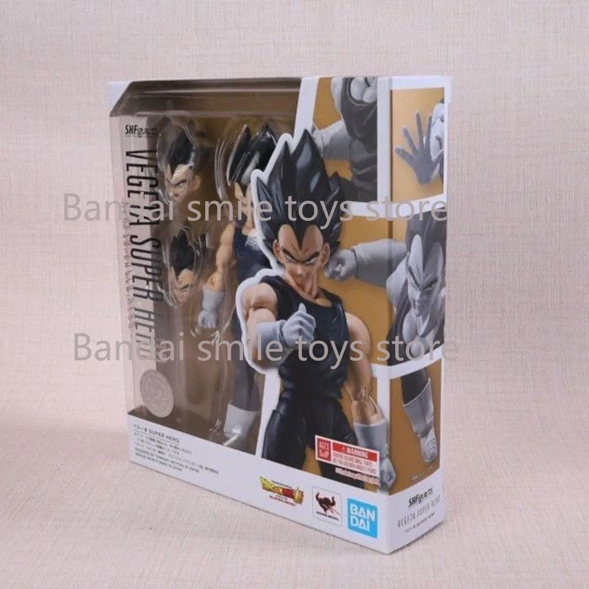 Bandai Original S.H.Figuarts SHF Dragon Ball SUPER HERO Vegeta IV อะนิเมะแอ็คชั่นฟิกเกอร์ของเล่นสำหรับของขวัญสำหรับเด็ก