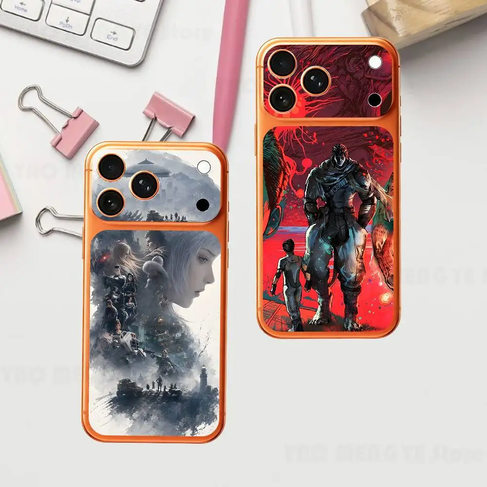 

Ling C-Cage I-Incarnation For Iphone 17 Pro ProMax Back Protective Decorative Sticker Back Cover