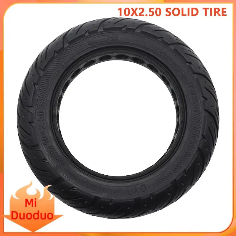 

Puncture proof 10 inch electric scooter tire honeycomb solid design 10x2.50 high elasticity rubber