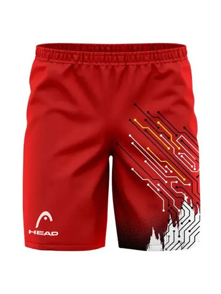 2024 Head Men\'s Tennis Shorts Summer Men\'s Outdoor Sports Loose Breathable Shorts Running Training Basketball Badminton Shorts