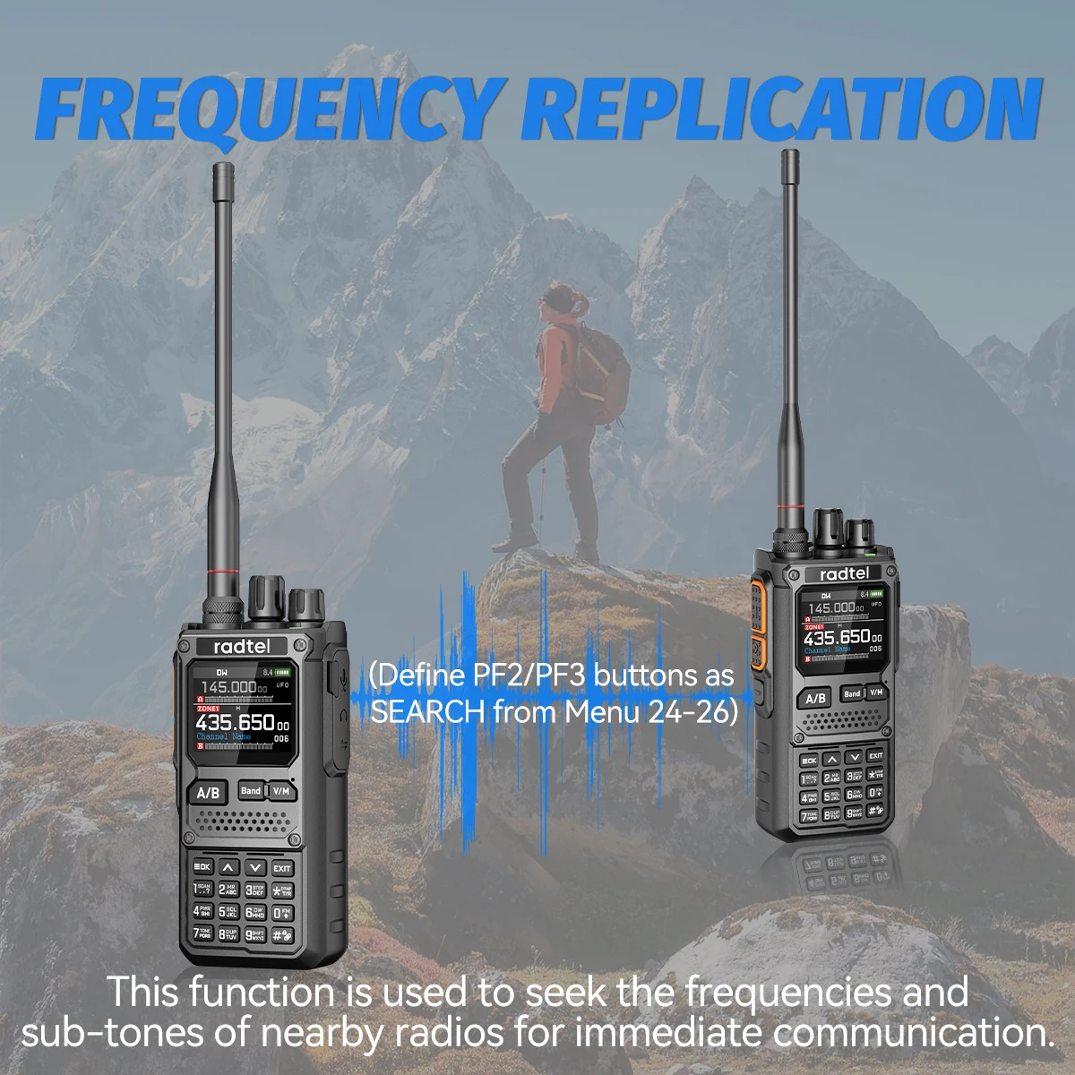 Radtel RT-920 ShortWave UHF VHF LSB USB CW Rx เครื่องวิเคราะห์สเปกตรัมวิทยุ AM FM Ham Radio เครื่องชาร์จเดสก์ท็อปและเครื่องส่งรับวิทยุประเภท C