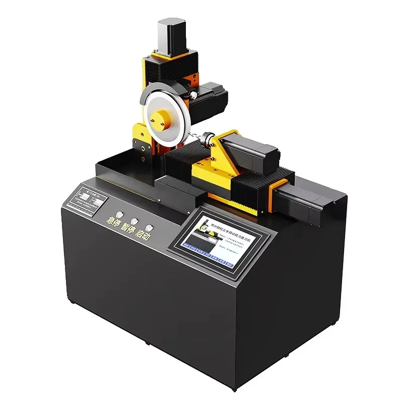 Milling cutter sharpener fully automatic small grinding machine 2/3/4 blade alloy round nose steel knife special